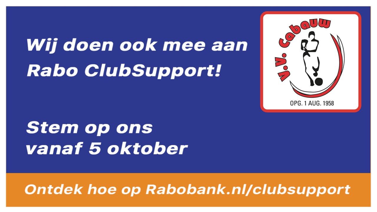 Uitslag Rabobank ClubSupport actie