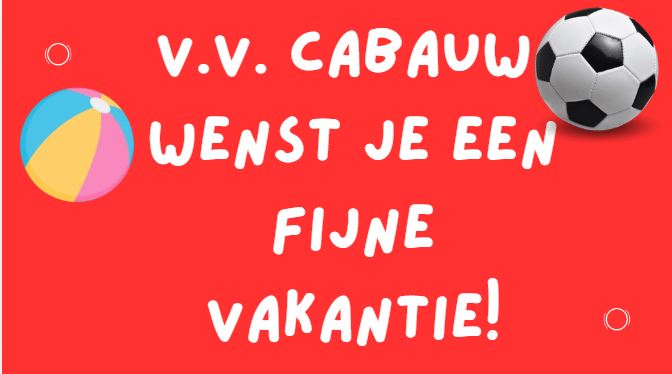 Fijne vakantie
