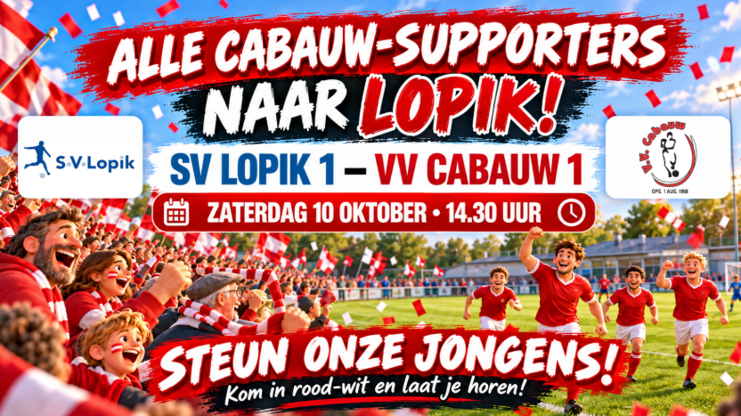 Zaterdag is de derby!