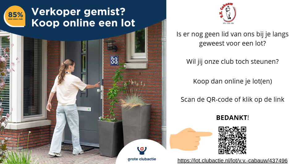 Loten kopen kan tot dinsdag 27 oktober 23.00 uur.