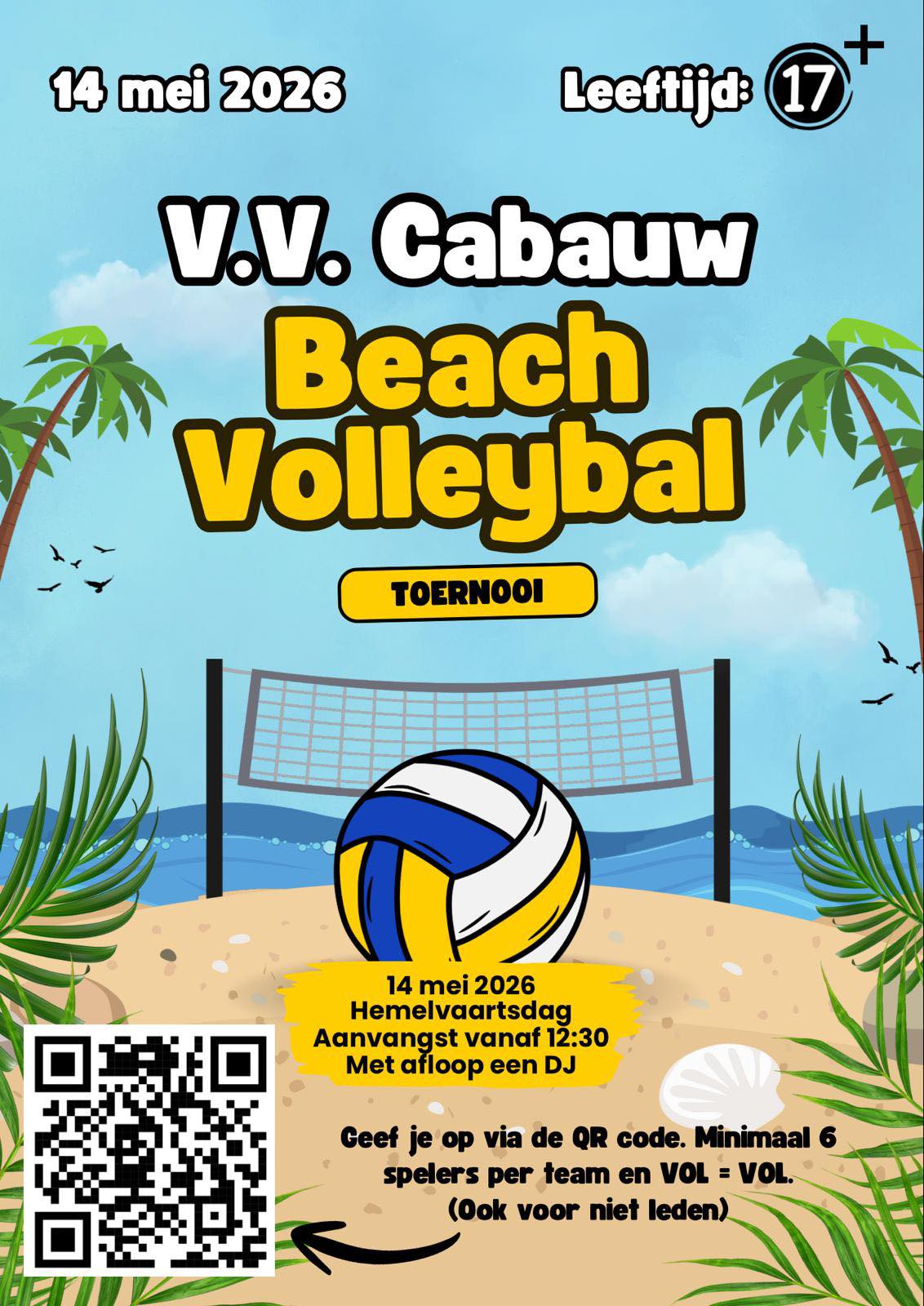 V.V. Cabauw Beachvolleybal Toernooi 2026