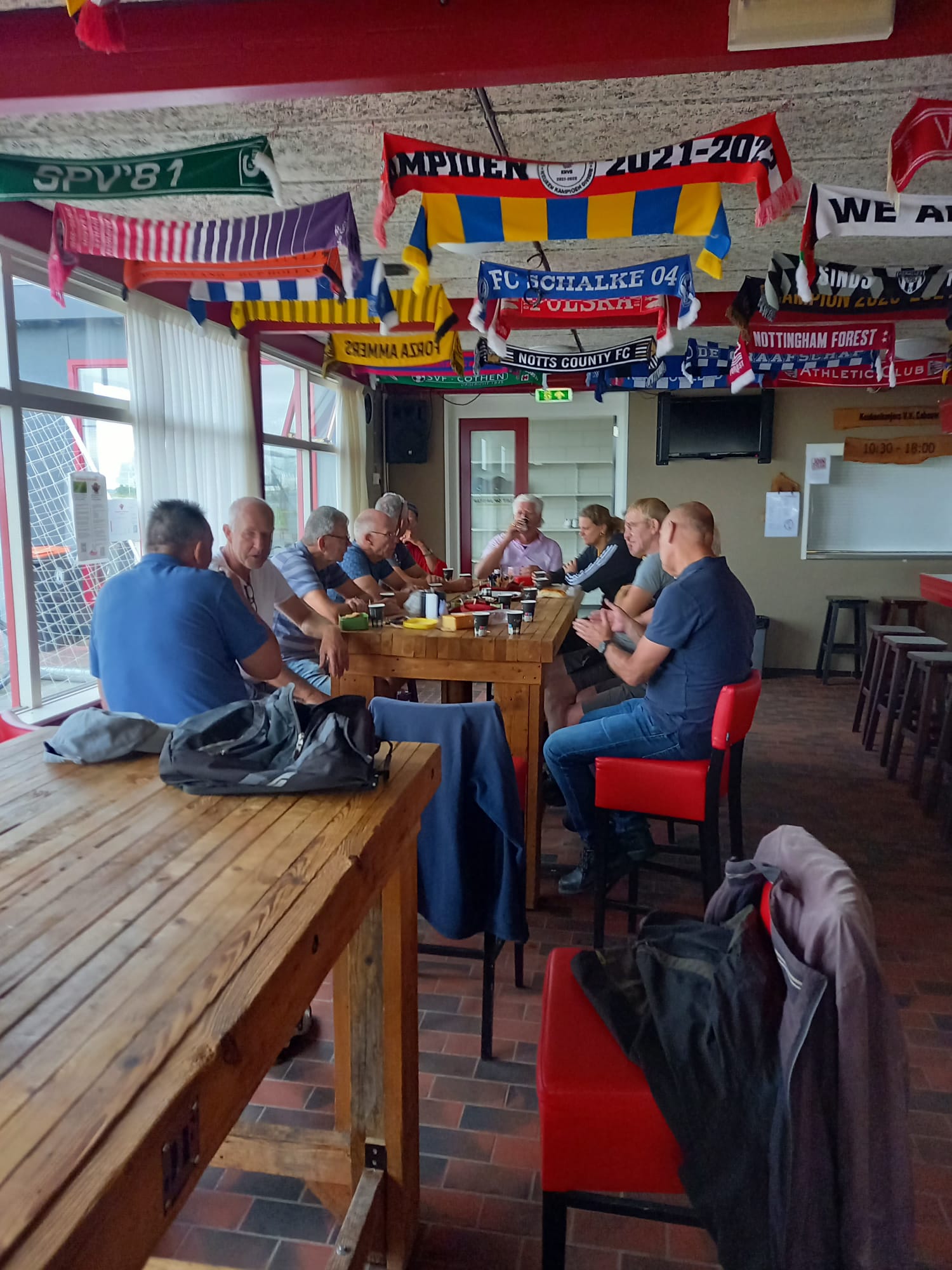 Klusgroep ook in de zomerstop aanwezig!