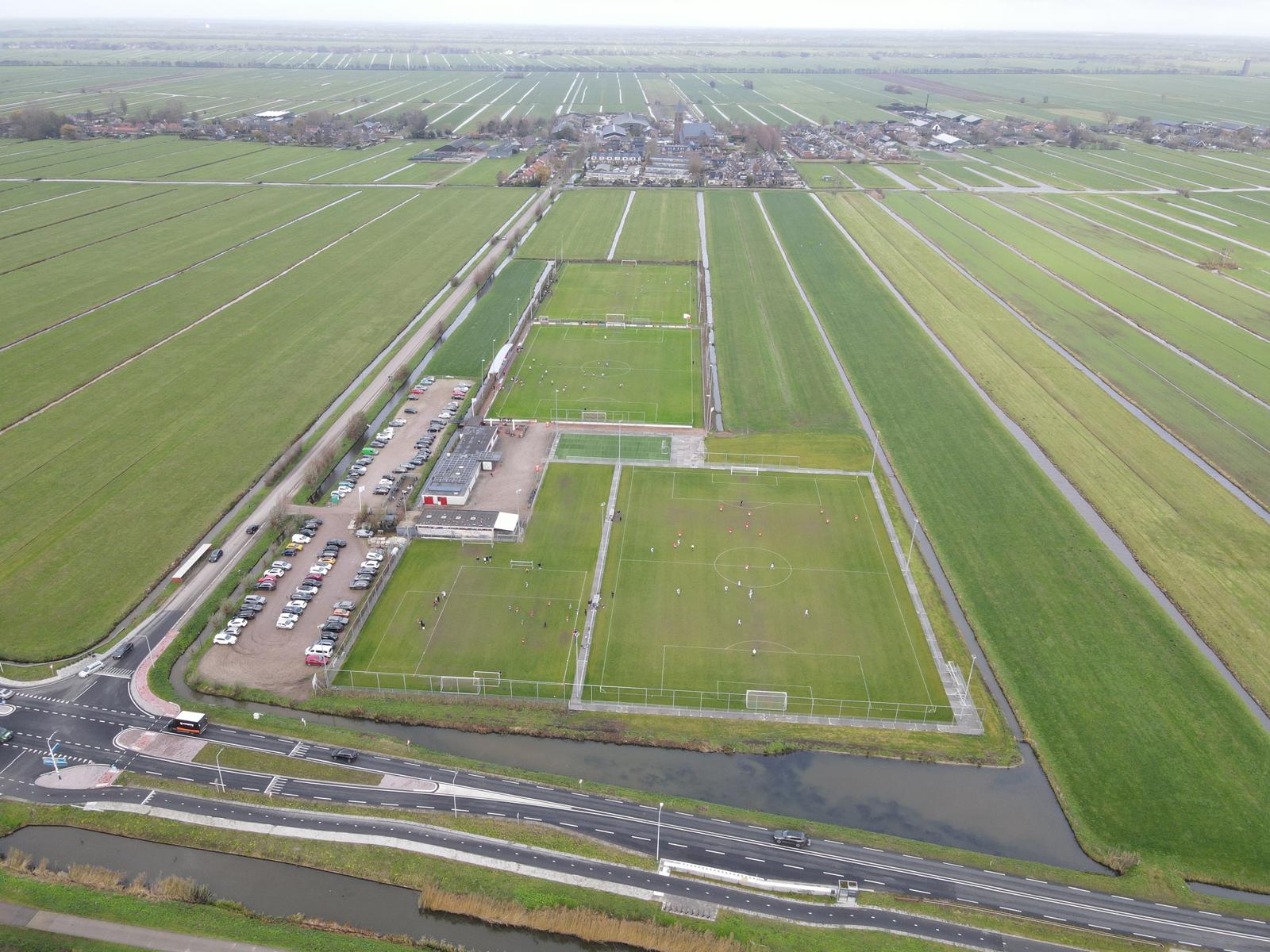 V.V. Cabauw vanaf boven